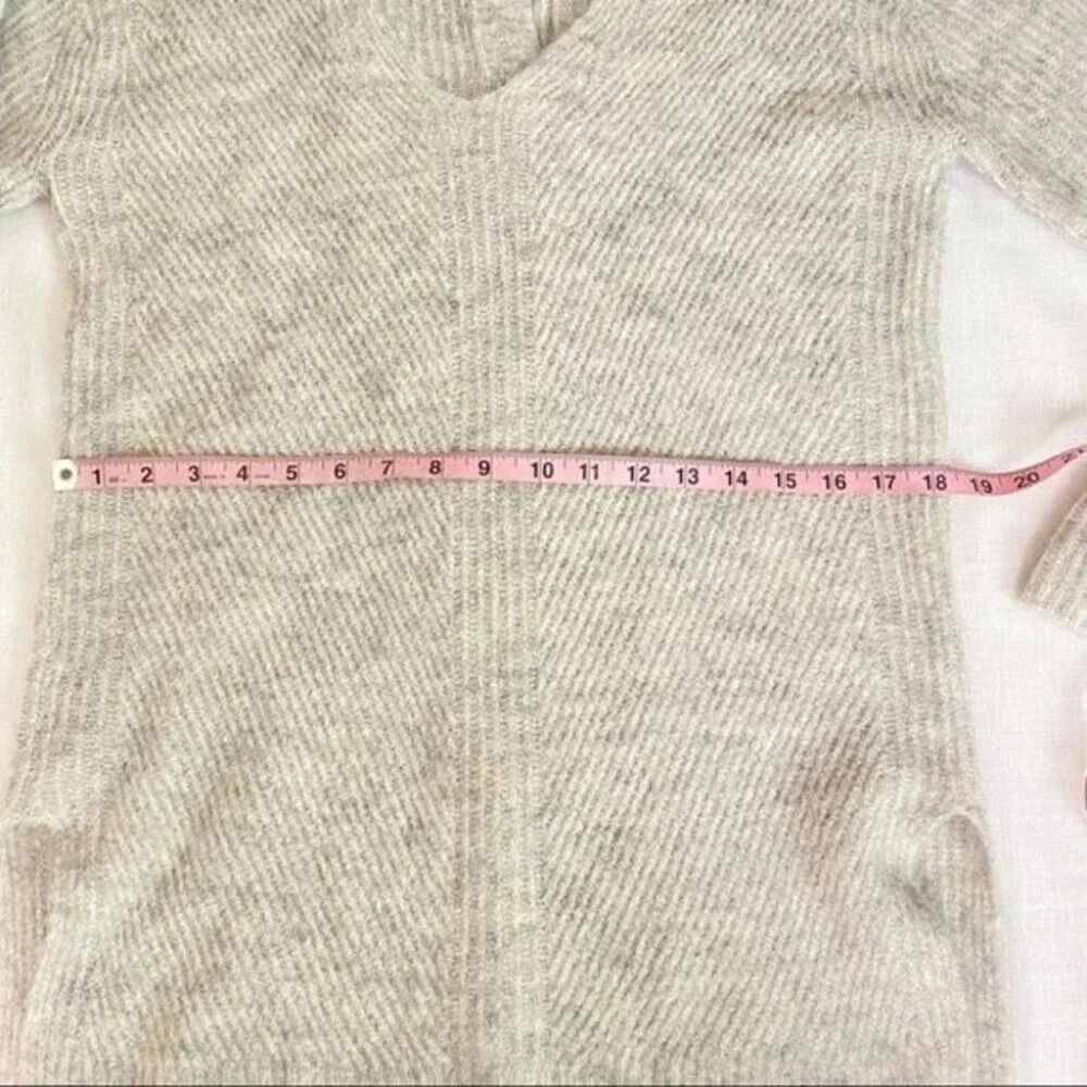 Point Sur Open Back Sweater In Heather Dusk Grey - Picture 10 of 16